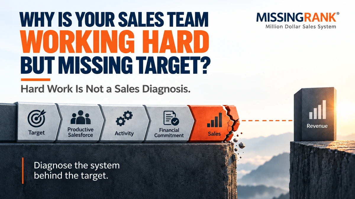 Why Are We Missing Our Sales Target Even Though the Team Is Working Hard?