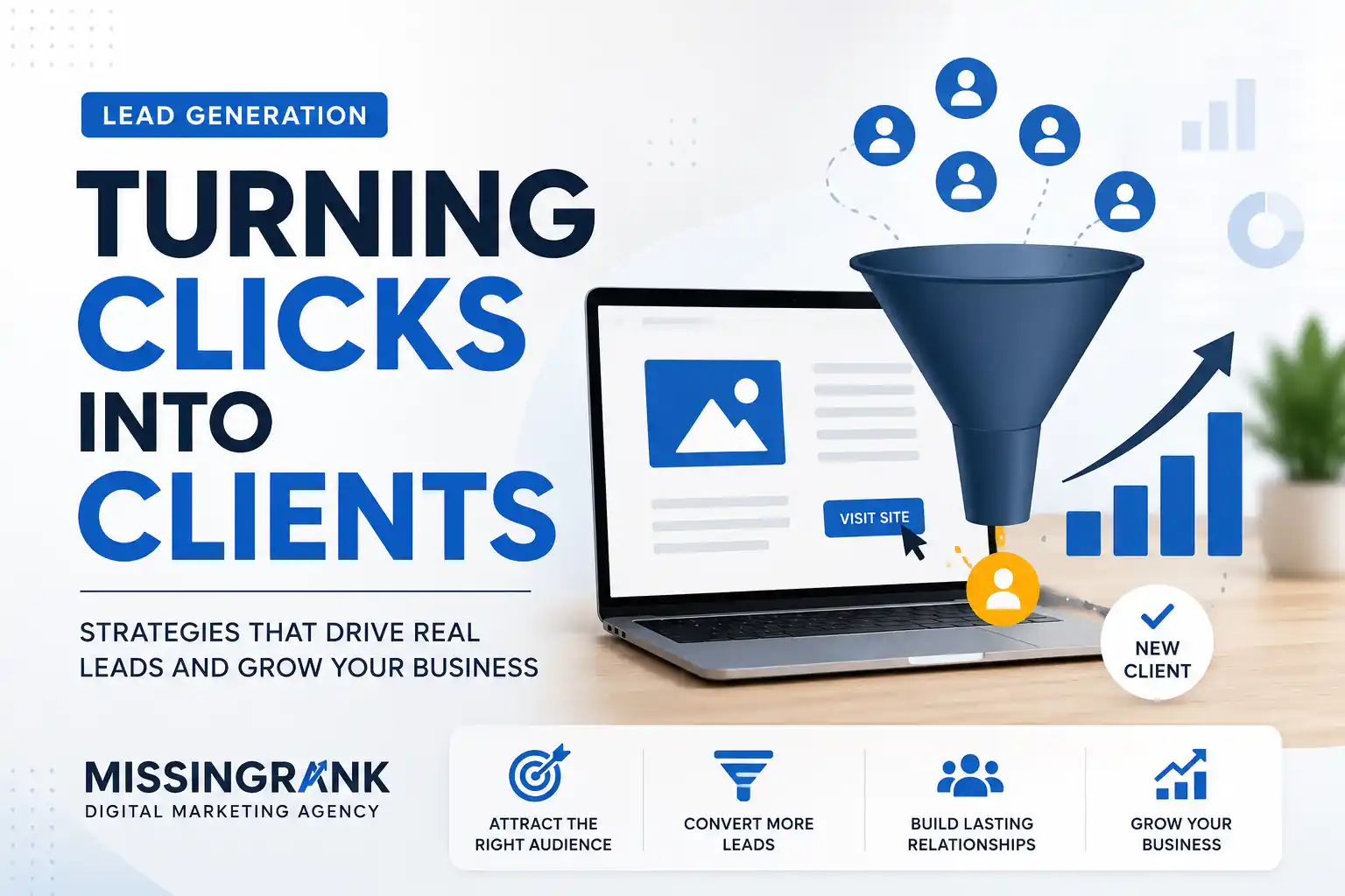 Lead Generation: Turning Clicks into Clients in Dubai & Sharjah - SEO insights UAE by MISSINGRANK